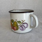 ホーローカップ　特大　ホーロージャグ　ミルクポット　フルーツ　果物　12kwek16