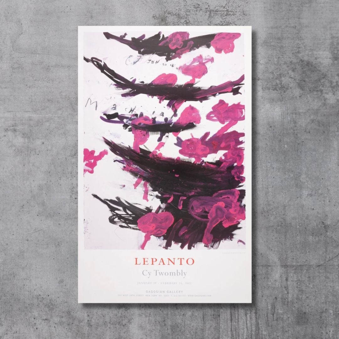 国内未入荷 CyTwomblyサイトゥオンブリー LEPANTO展ポスター | 東京