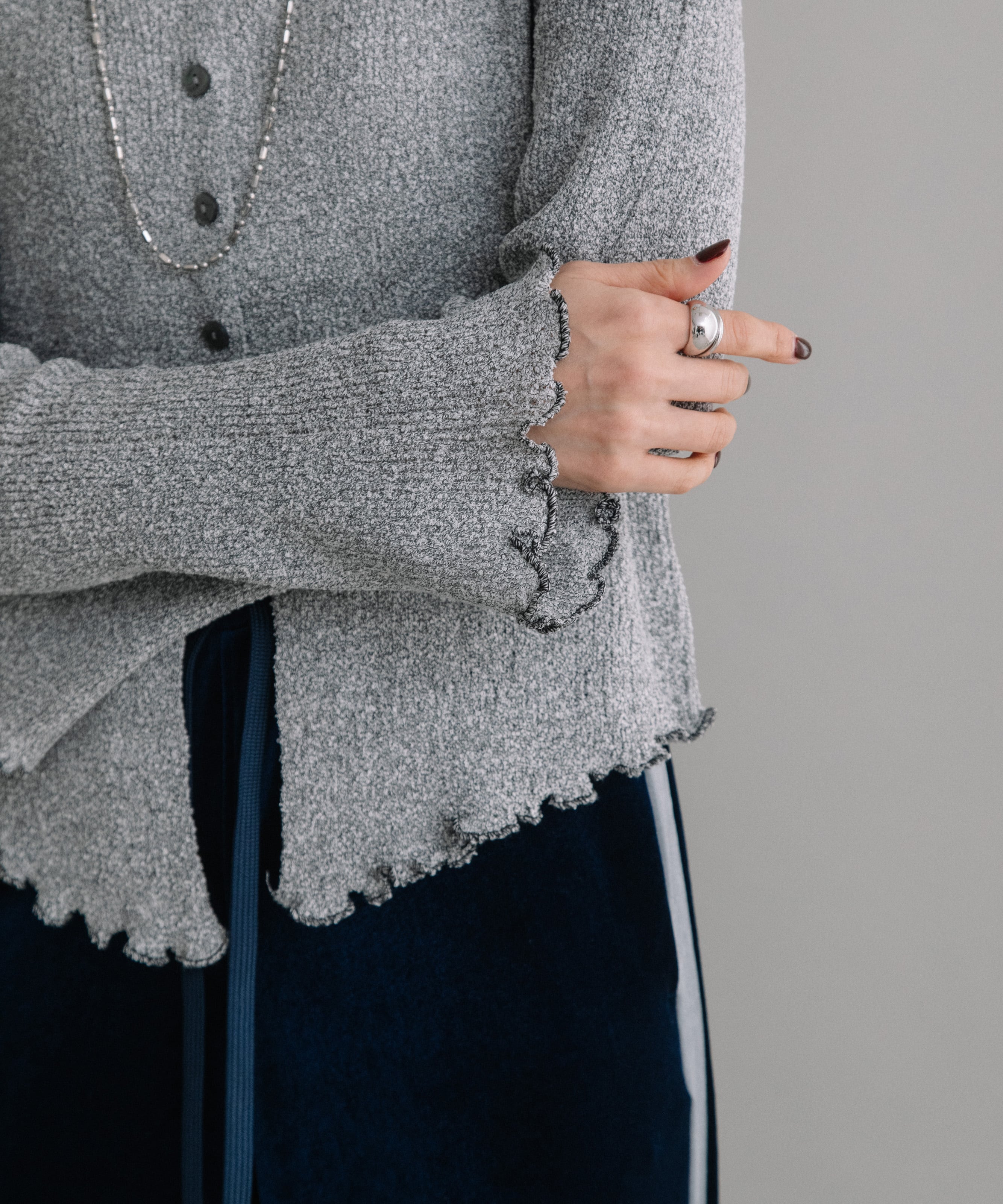 HEM MELLOW SLIT CADIGAN(ヘムメロースリットカーディガン)【5511142】