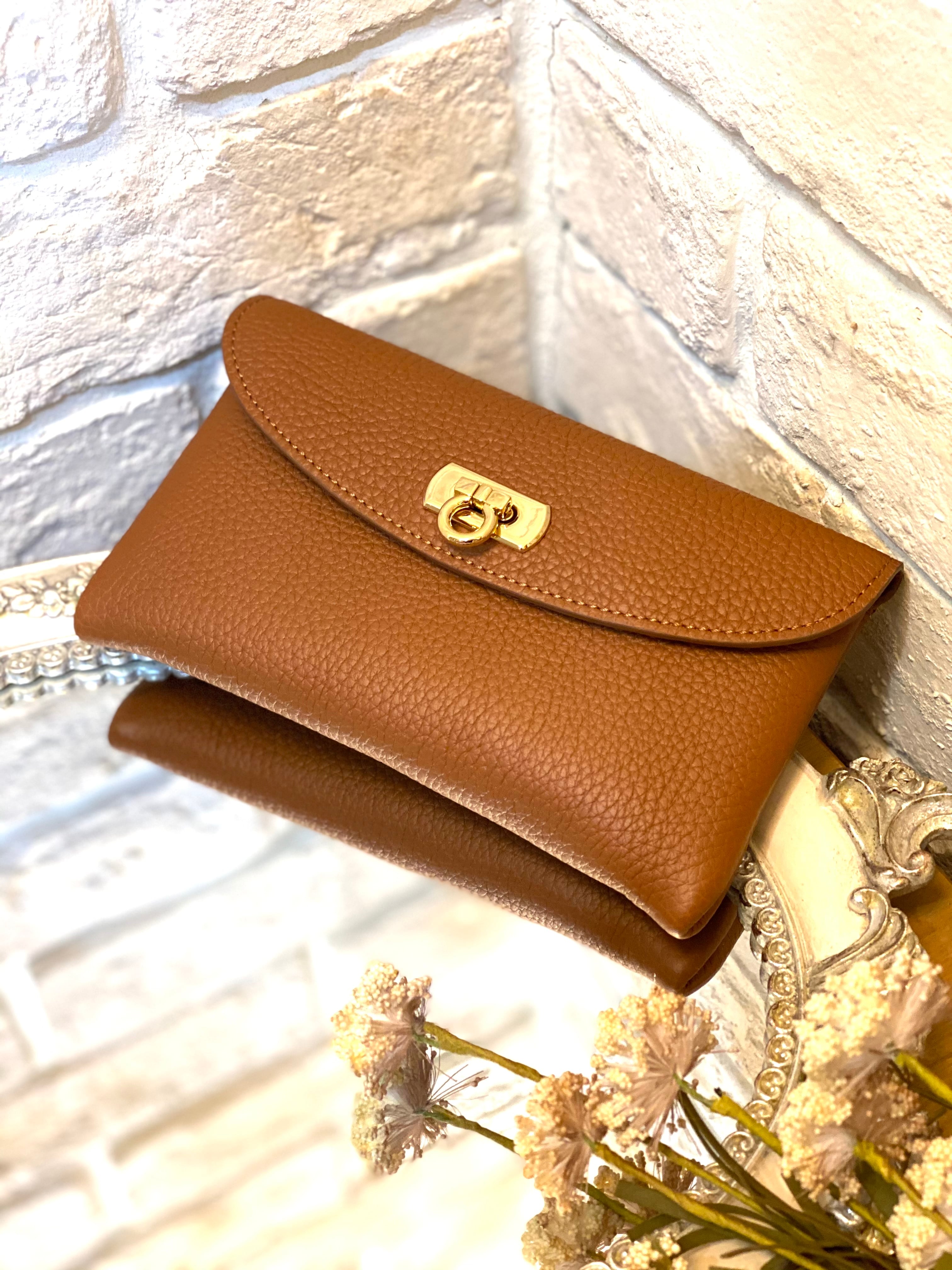 エリム フラップ式長財布 エトゥープ | 【ESTOIRE】世界のトップ