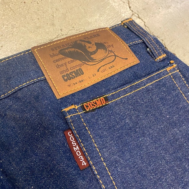 70's COSMO Boot Cut Denim pants "DEAD STOCK" | WhiteHeadEagle