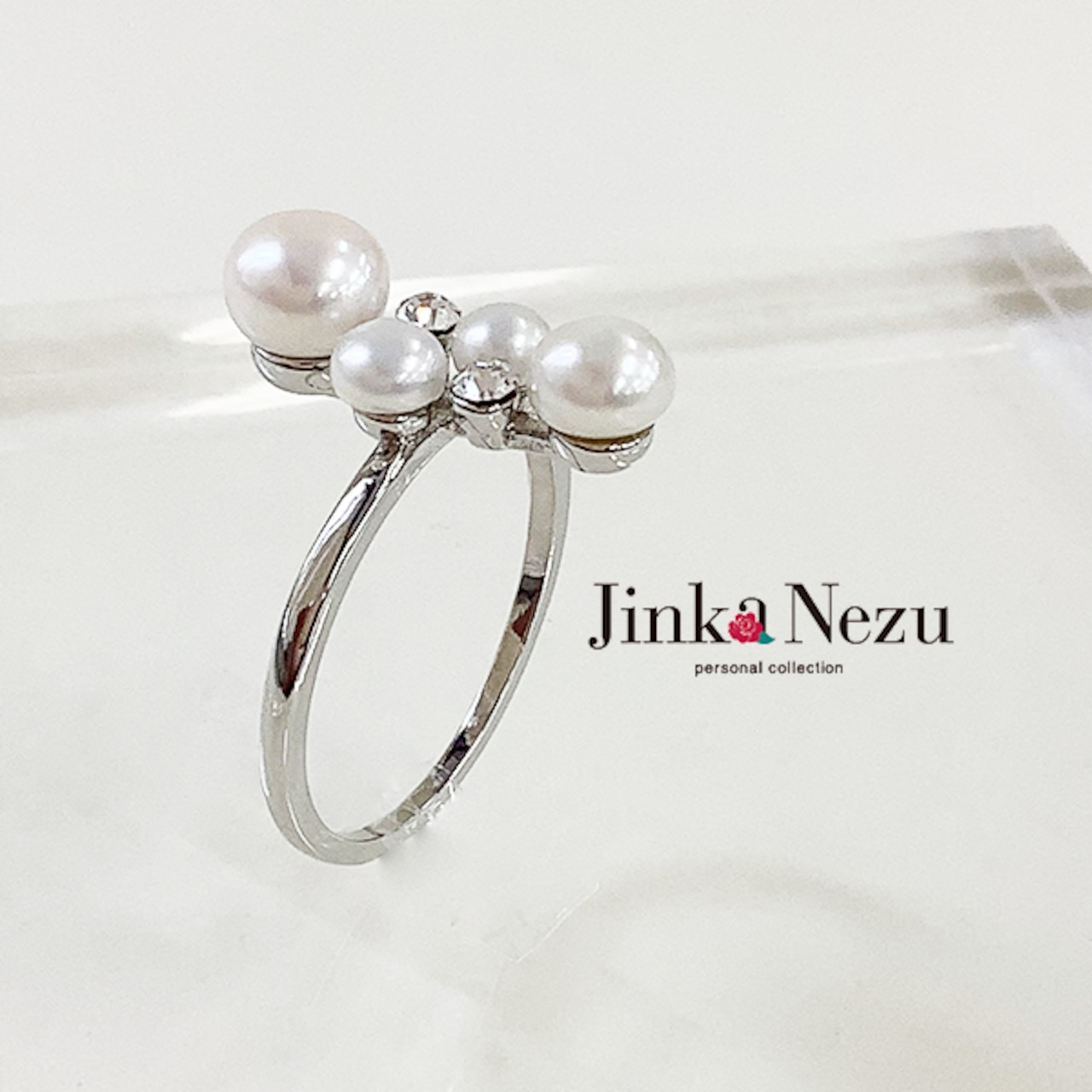 712231 JinkaNezu 淡水パール ランダム リング | JinkaNezu 712231 JinkaNezu 淡水パール ランダム リング | JinkaNezu