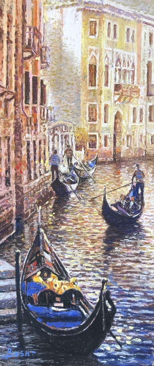 ヴェネチアのゴンドラ | Gondolas in Venice | Gallery Enatsu 江夏