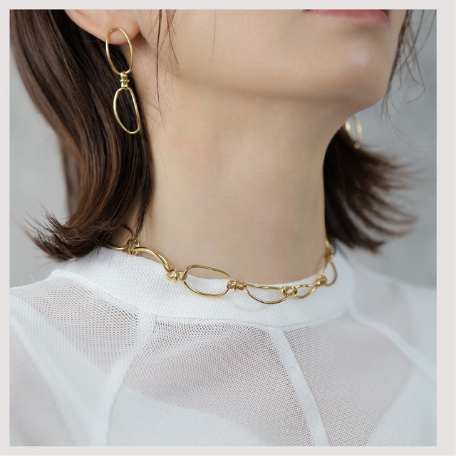Necklace -Gold-