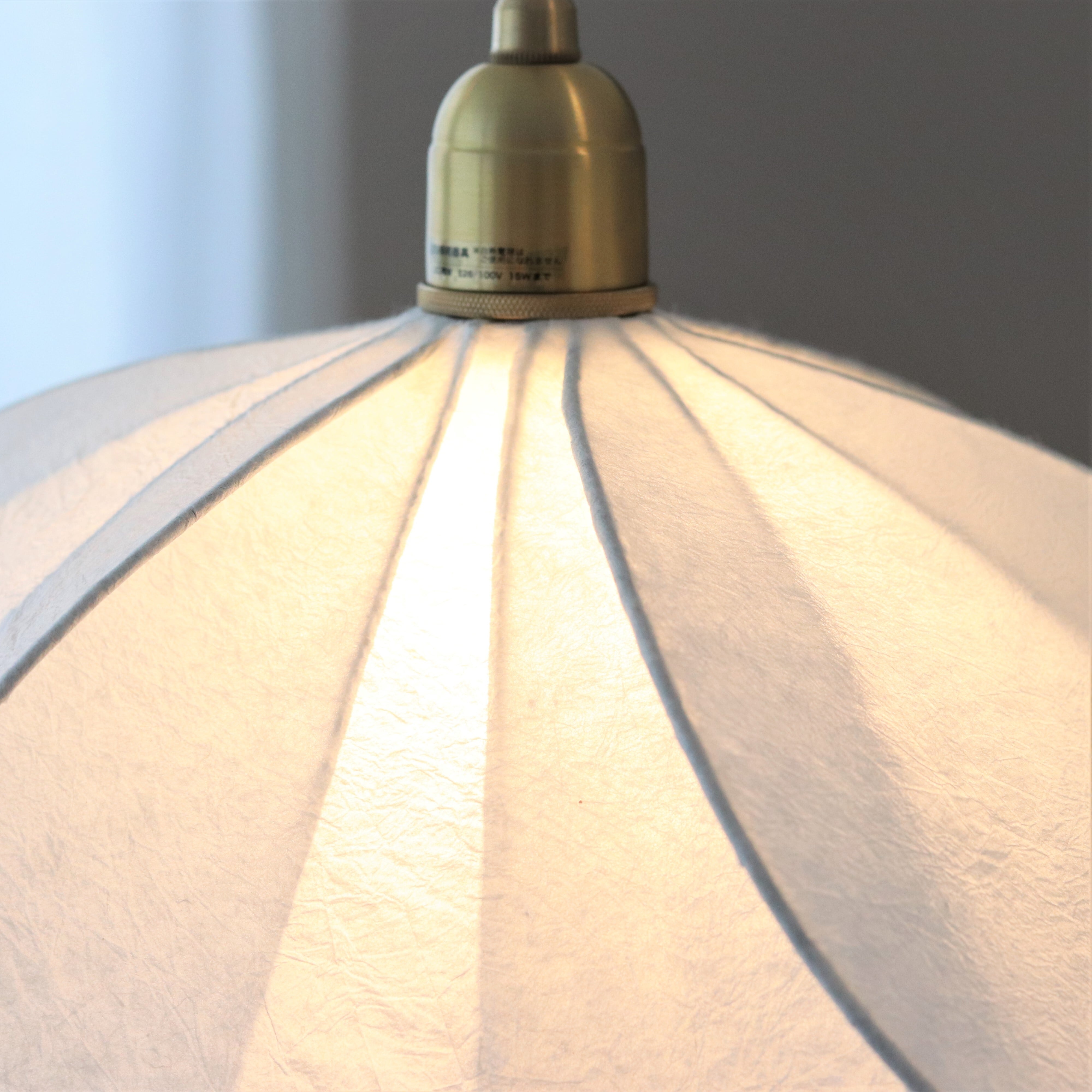 照明】和紙シェードのペンダントライト 白/L | ジーフラットインテリア