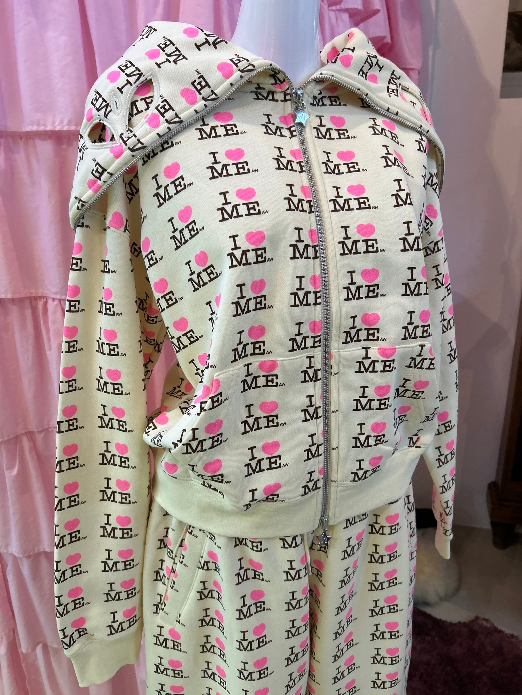 Ashley WILLIAMS I♡ME BUTTERFLY HOODIE / yellow