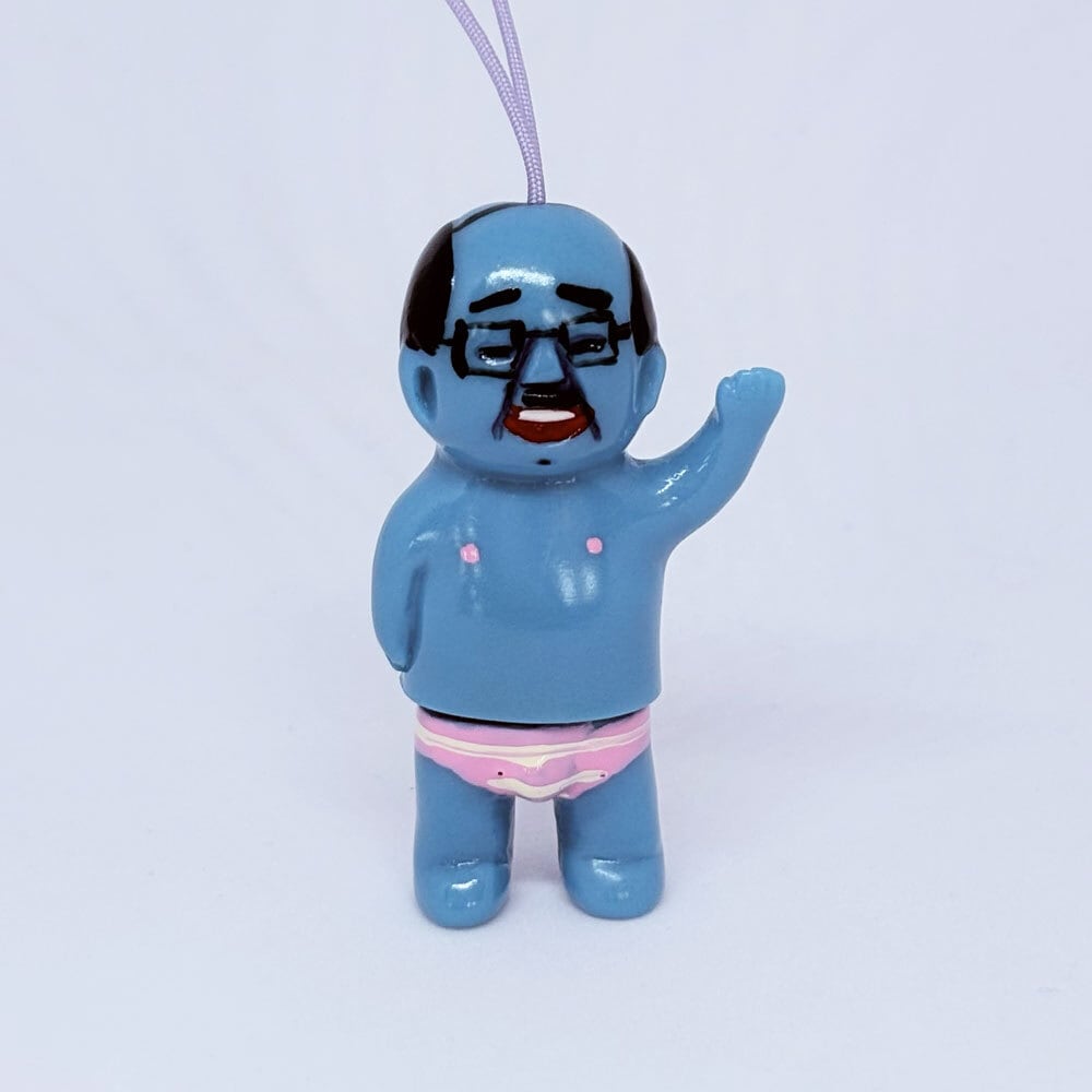 サトシ君ストラップ（青） / ストラップ / デハラユキノリ