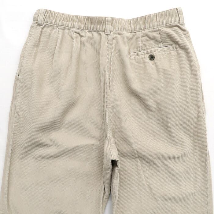 までの 古着 L.L.Bean リネンタックパンツ USA製 エルエルビーン