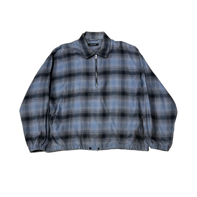 VAINL ARCHIVE - Ombre Half Zip Shirt Blouson (size-M) ¥18000+tax 