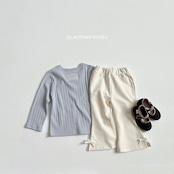 韓国子供服 / VIVID-I / 26Autumn / アイレットTシャツ / キッズ服 / ジュニア服 / 秋服 *XS~JM*