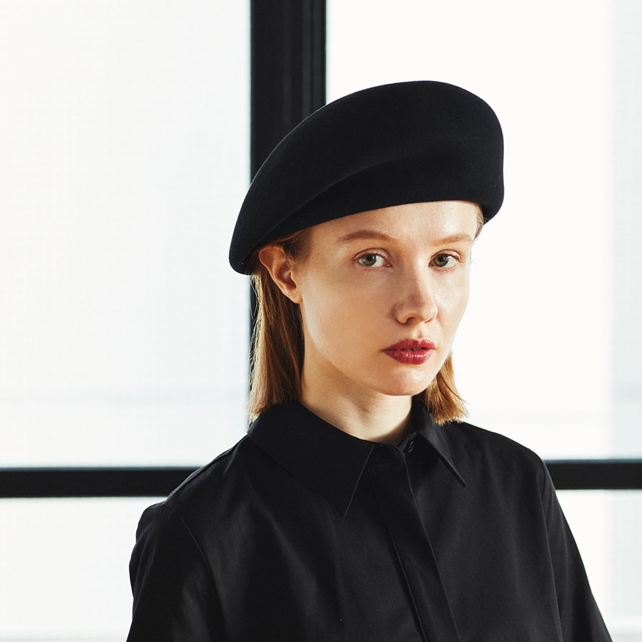 Trace09- Baroque beret -アメリカのヴィンテージの木型で制作したベレー帽-