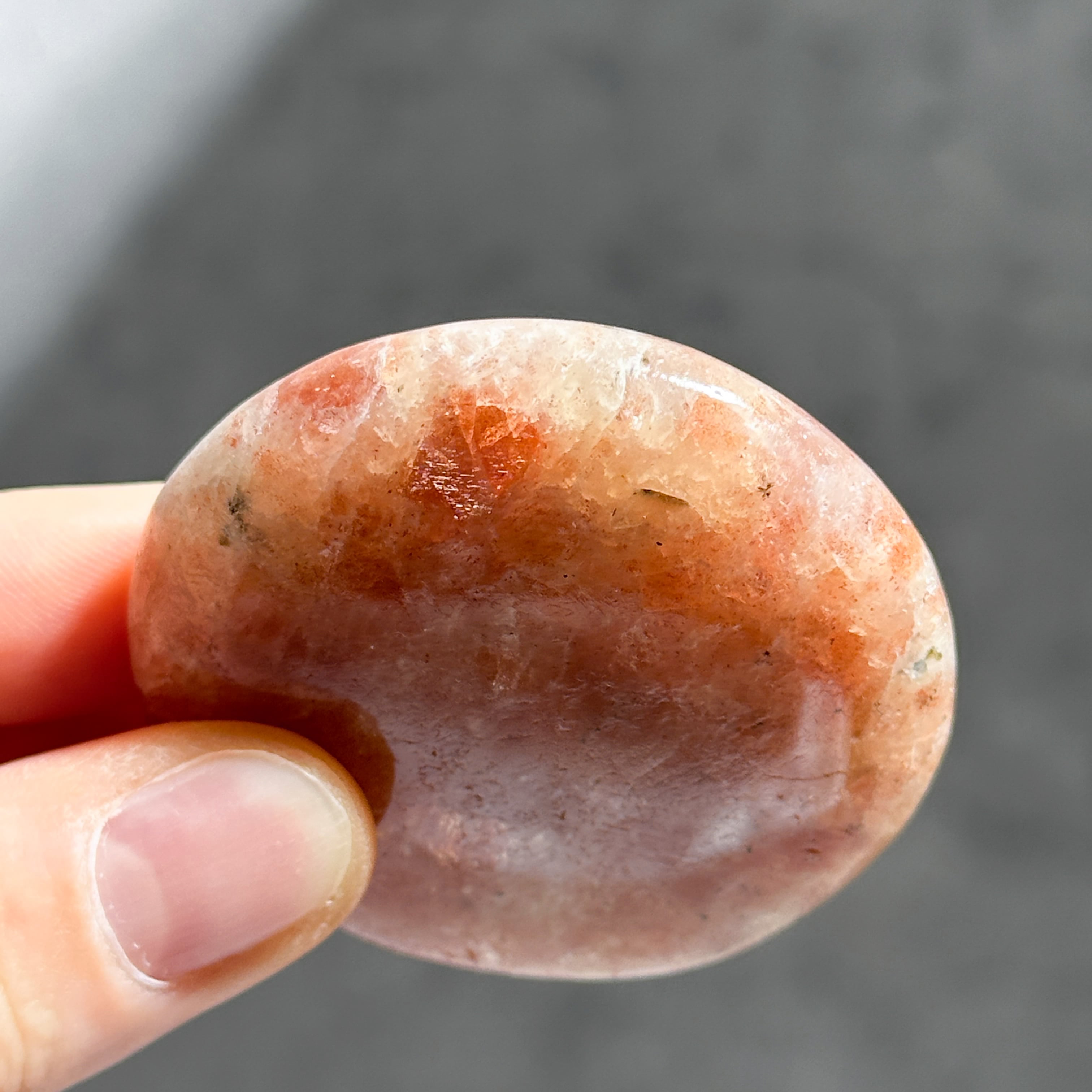 サンストーン パーム 38◇Sun Stone◇ 天然石・鉱物・パワーストーン