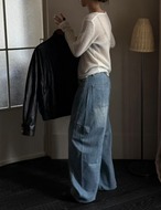 【25aw】Semi-balloon Denim Pants_2colors