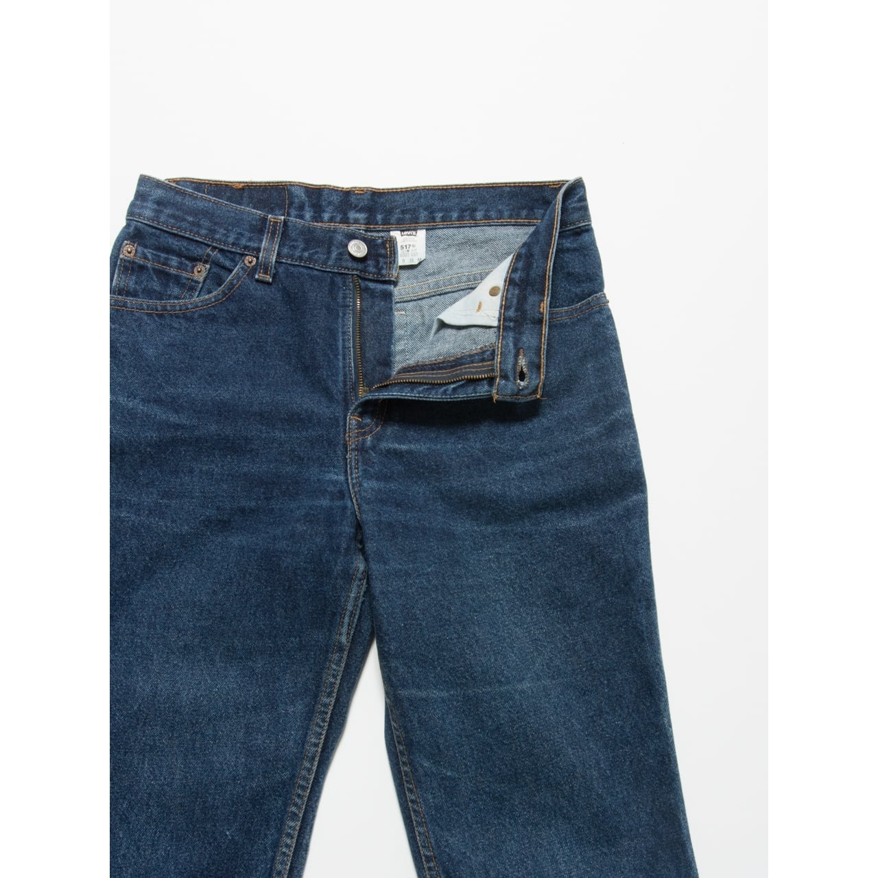 リーバイス Levi's 517 デニム パンツ ブーツカット 色落ち ヒゲ サイズ：W39 L28 インディゴ MADE IN U.S.A【Levis】