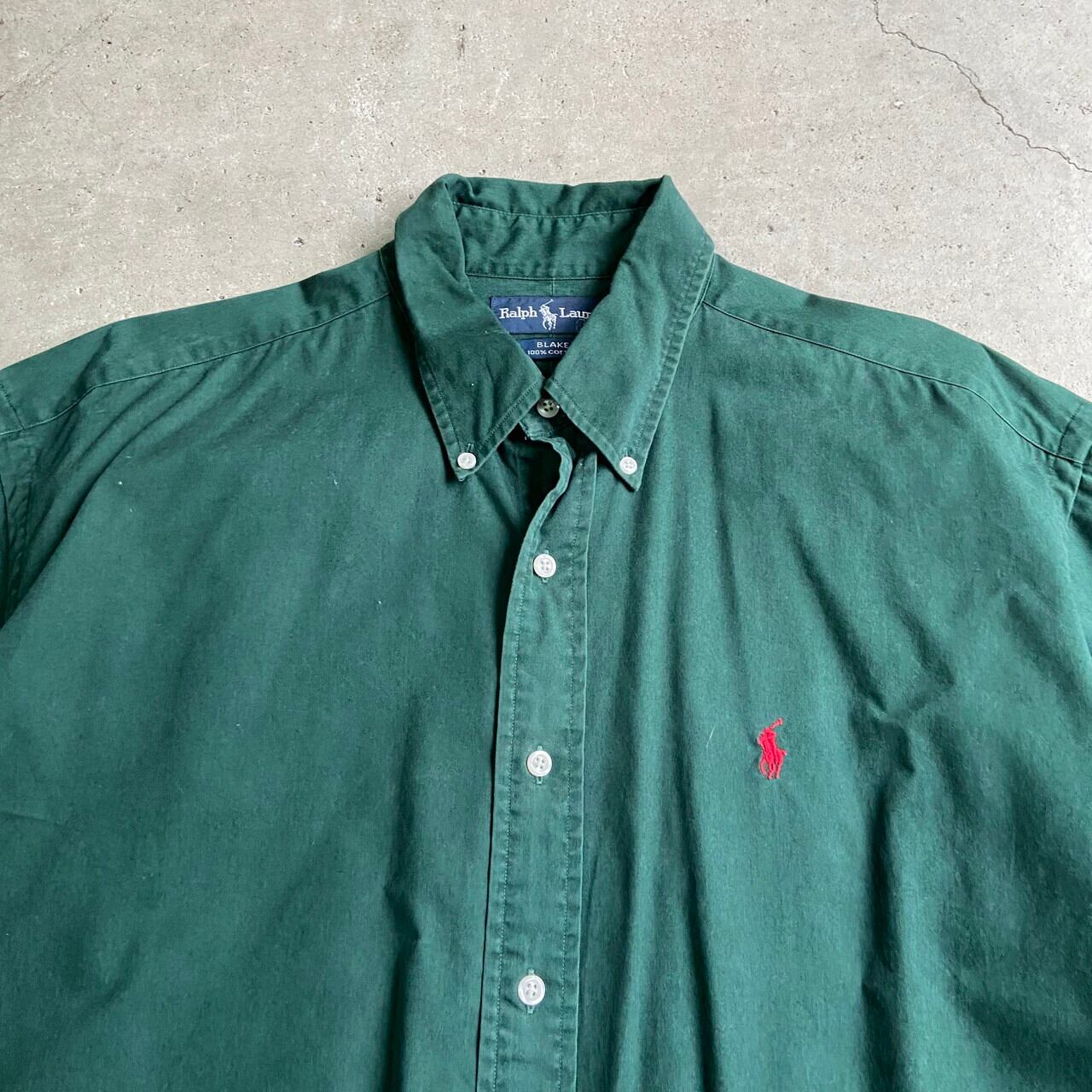 Ralph Lauren ラルフローレン BLAKE コットンツイル ボタンダウン 半袖