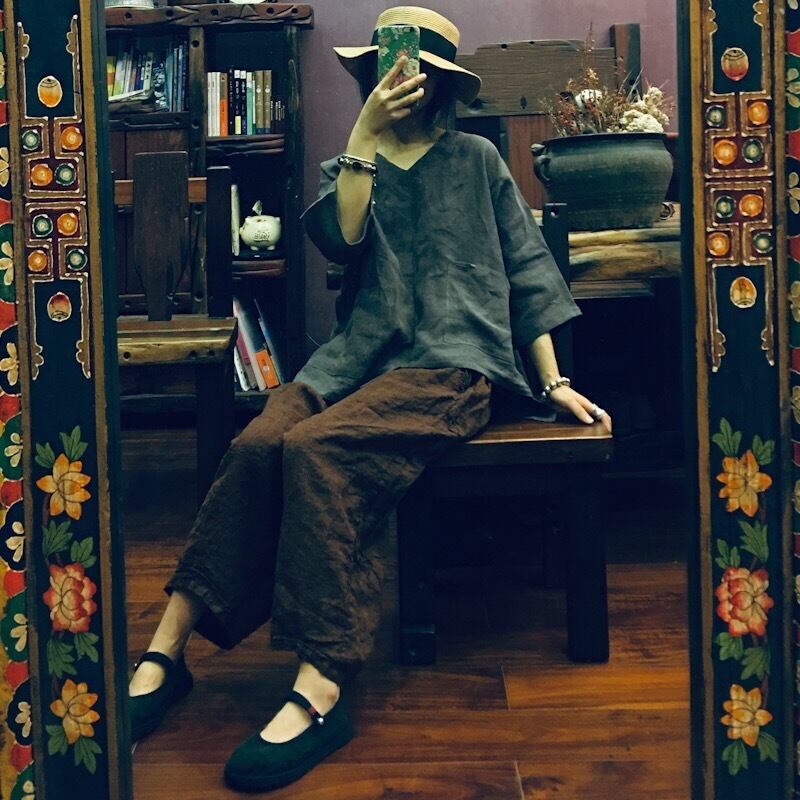 クロップド ピュア Yiranxuaディースワード19088710005