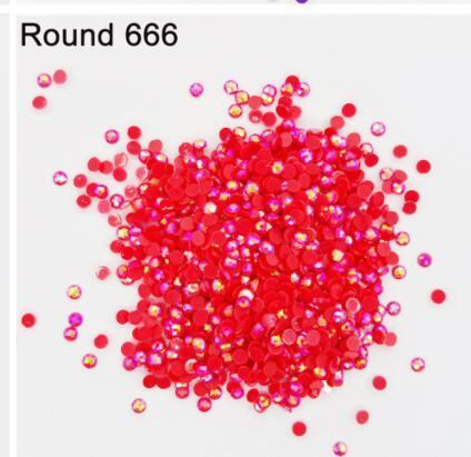 (round)アレンジビーズ【666番】