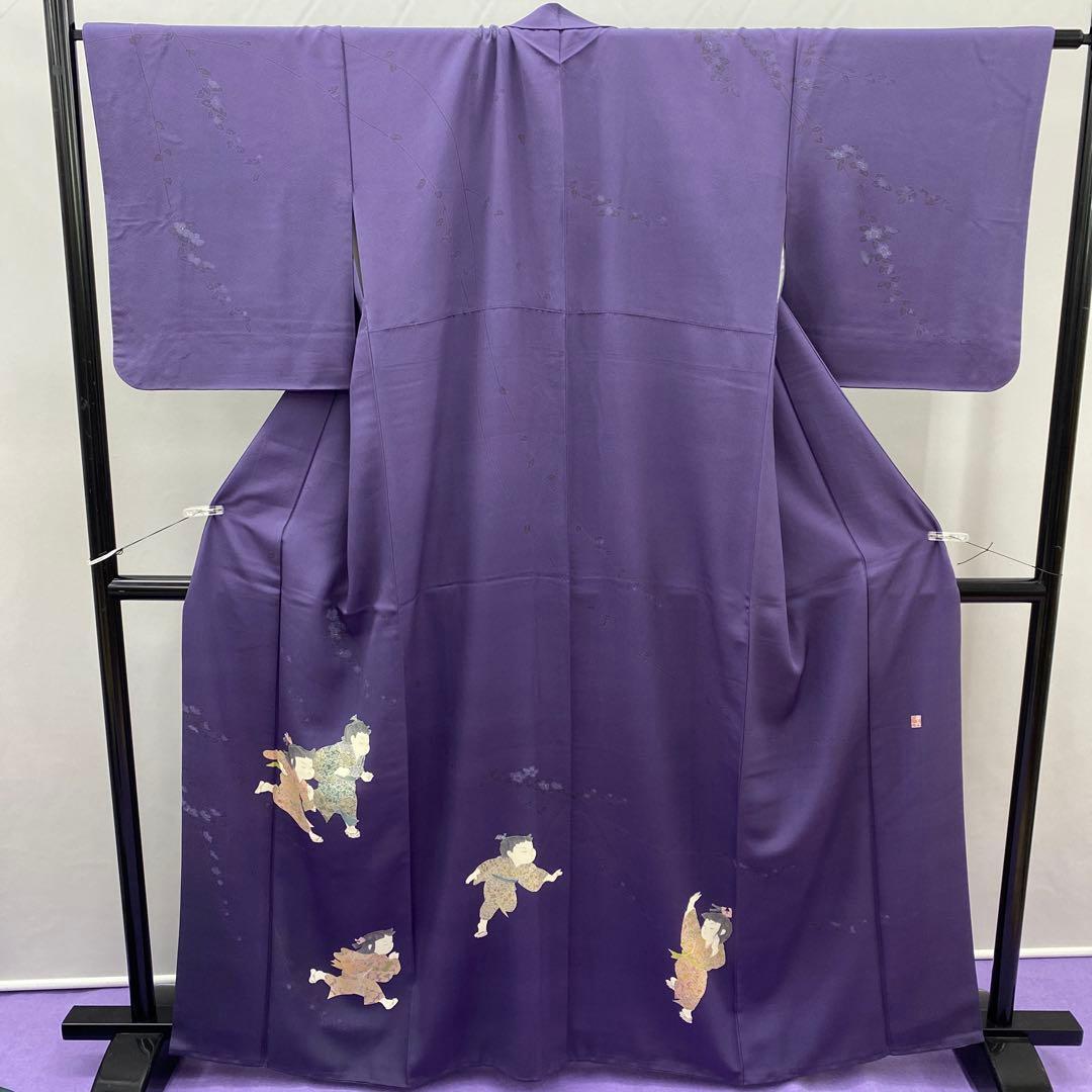 ★4352★ 花嫁暖簾 加賀 正絹 アンティーク風 レトロ 暖簾 のれん ☆4352☆ 花嫁暖簾 加賀 正絹 アンティーク風 レトロ 暖簾 のれん