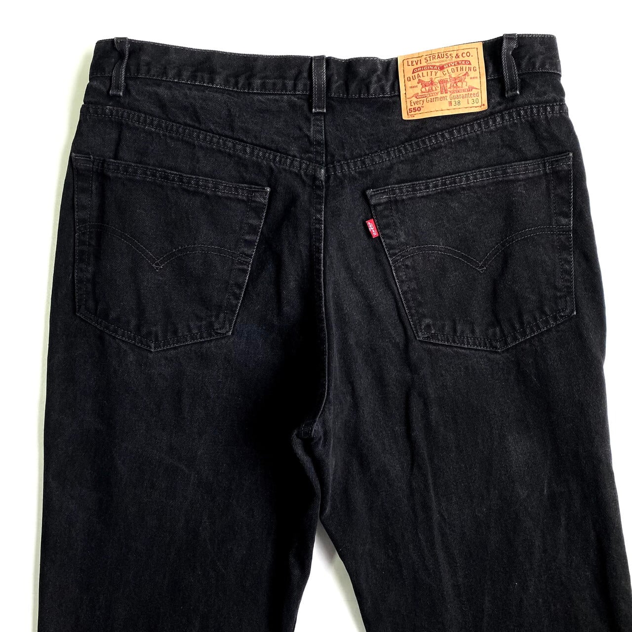 90年代 メキシコ製 Levi's リーバイス 550 RELAXED FIT ブラック デニムパンツ 黒 メンズW38 古着 ブラック  黒色【デニムパンツ】 | cave 古着屋【公式】古着通販サイト