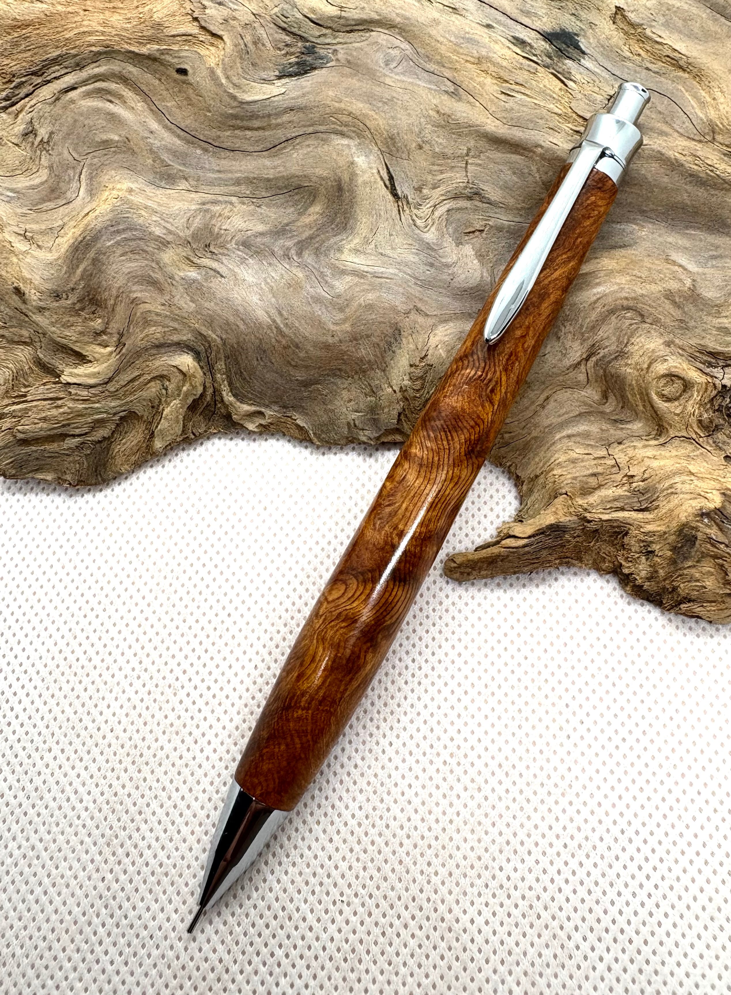未使用　RED LINE PEN ケヤキ　シャープペンシル　オリジナル金具 b200b9167caca381c69dfca62ba110