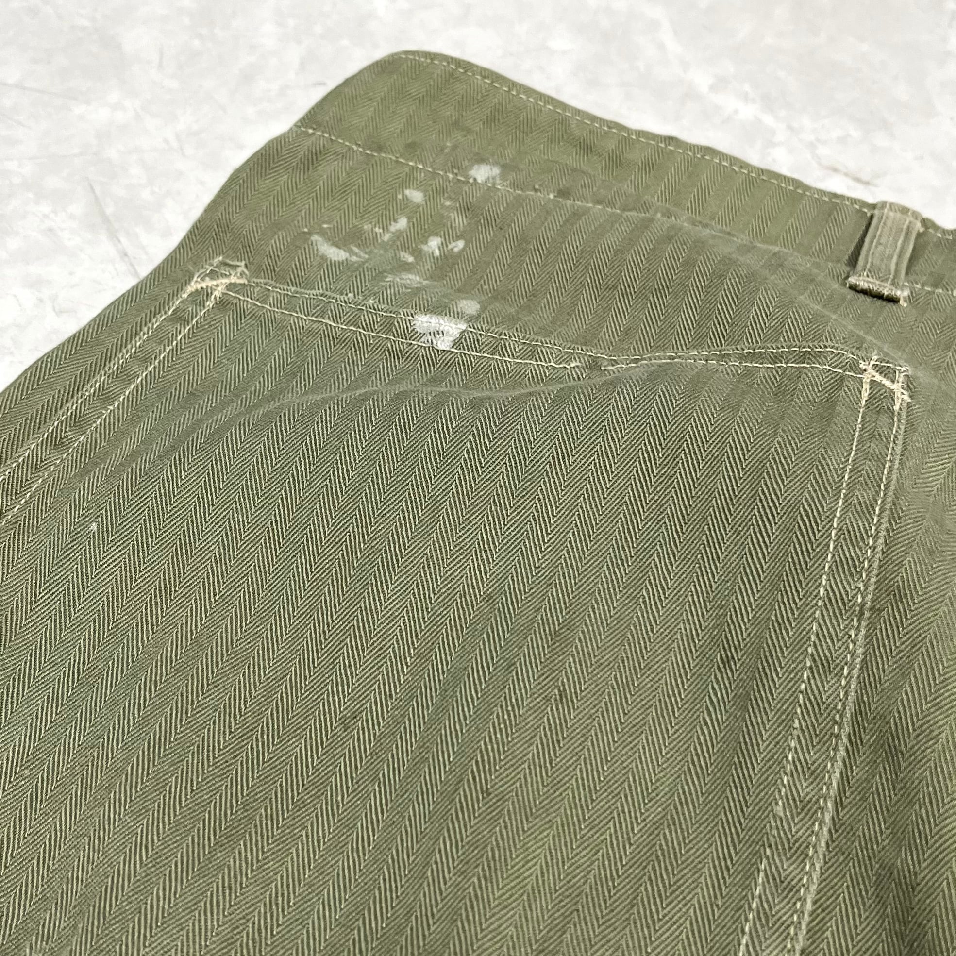 40s USMC P41 HBT TROUSER 40年代 マリンコープ ヘリンボーンツイル