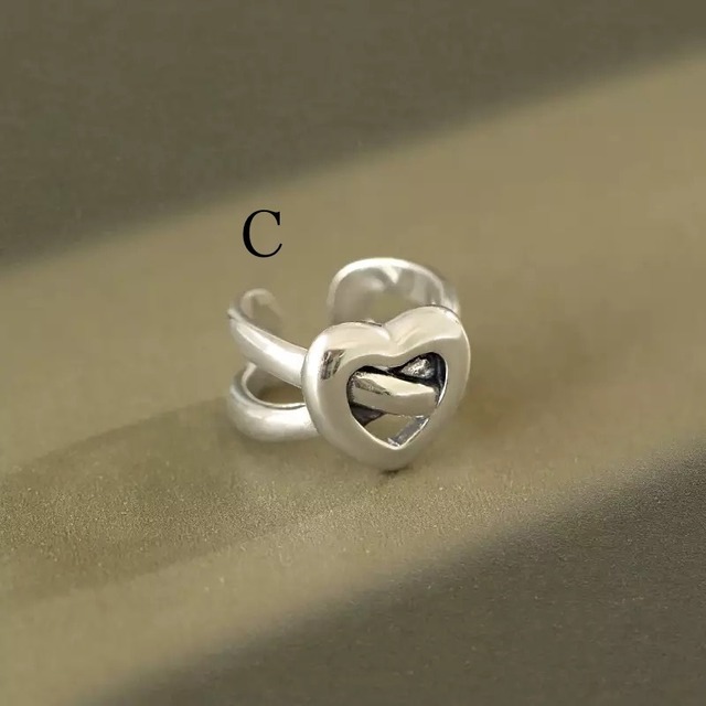 S925 design pinky ring  (R158-2)