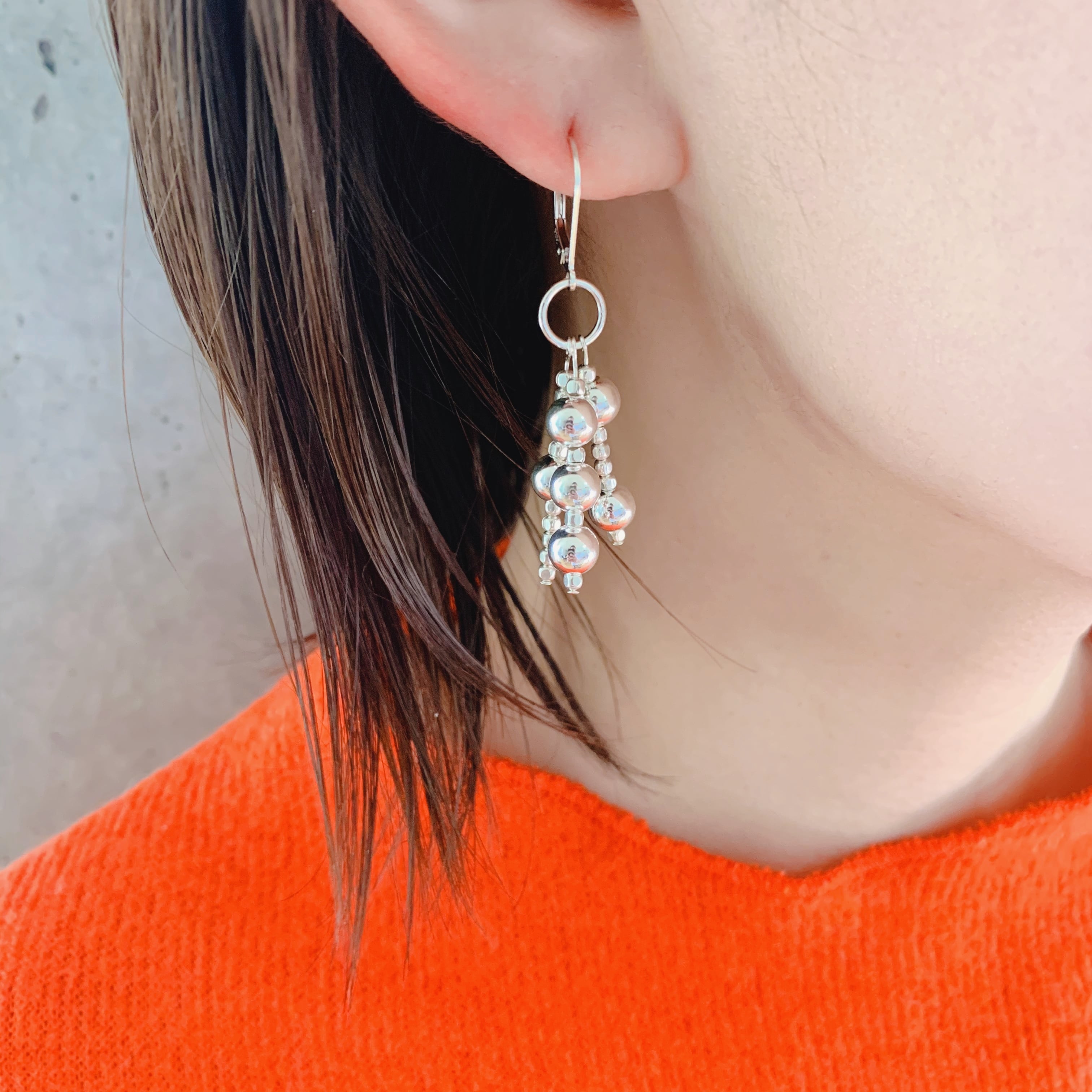 silver ball ball pierce / silver925