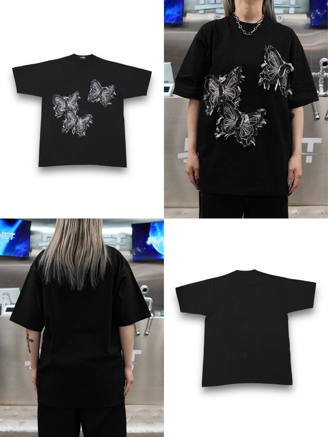 【PLANET STUDIO】【custom】butterfly T-shirt