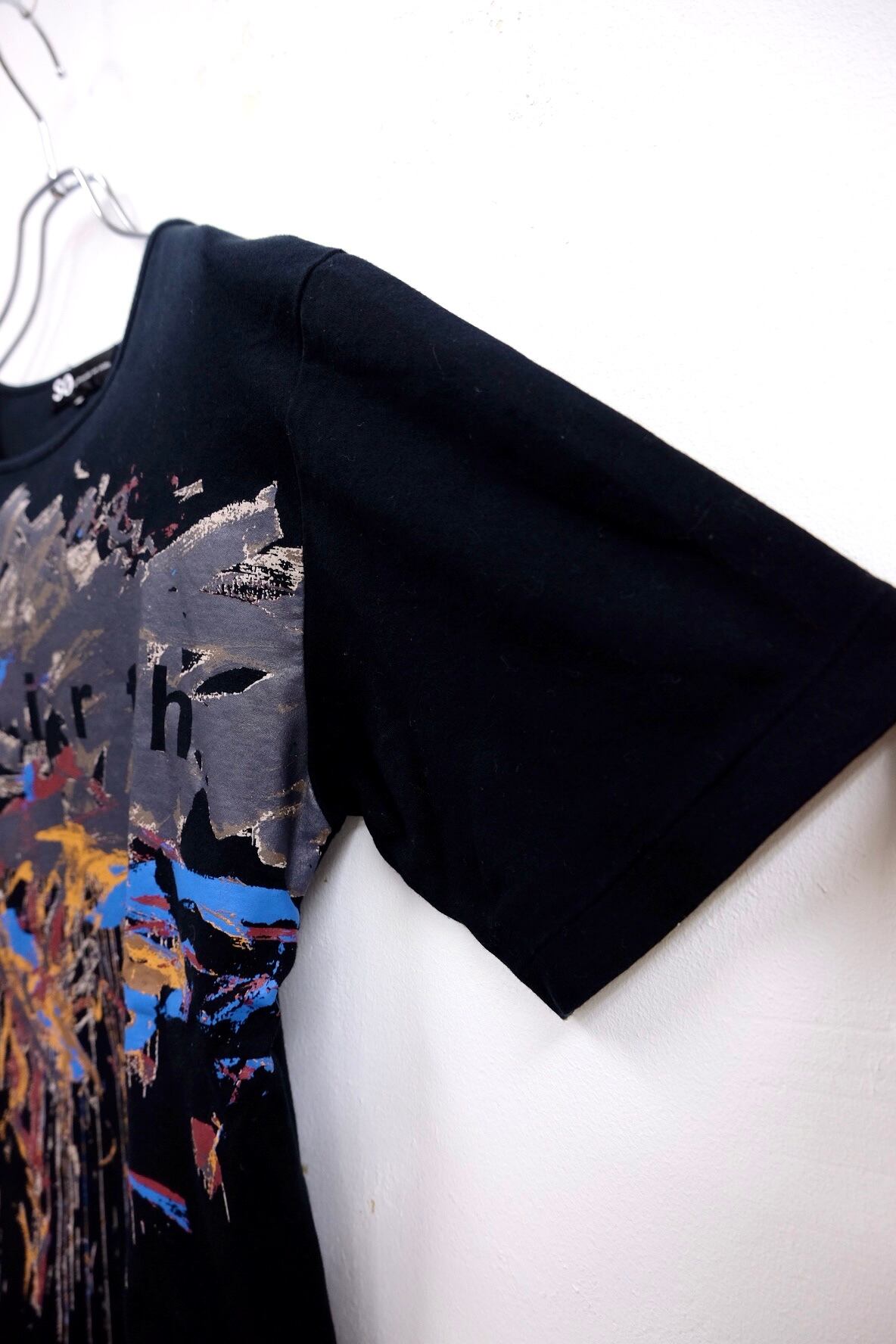 SO by ALEXANDER VAN SLOBBE paint print design s/s tee | gamustore