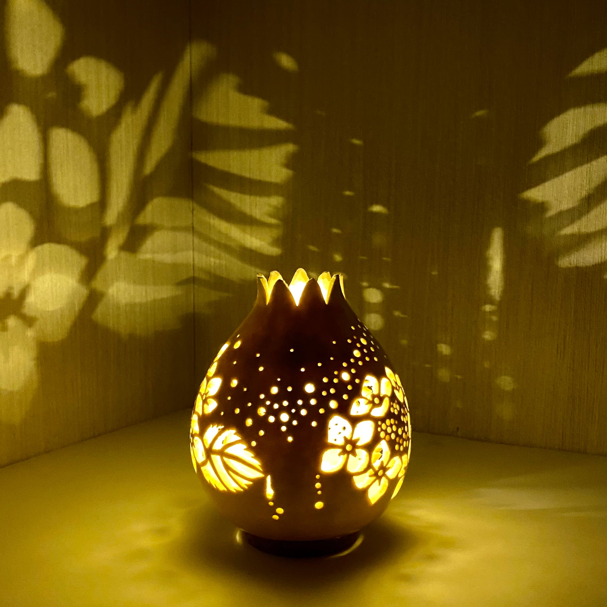 紫陽花のライト