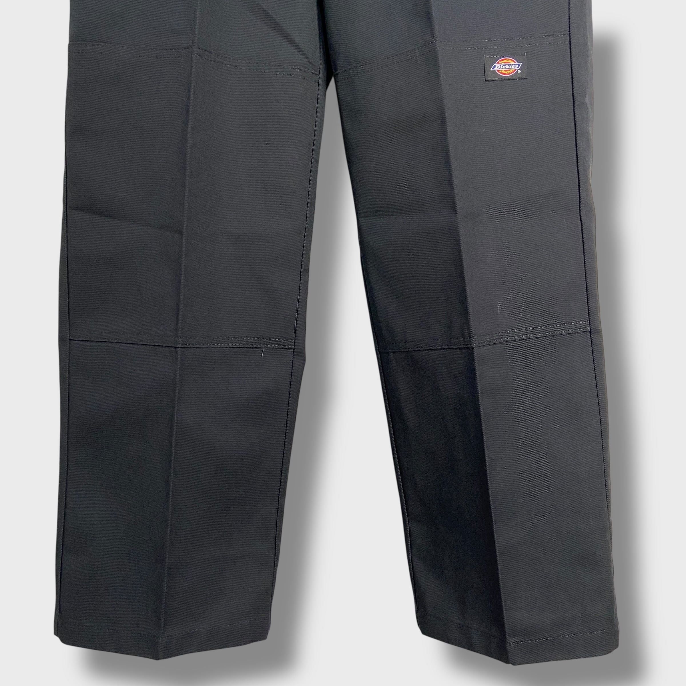 Dickies 未使用品 ダブルニーワークパンツ 黒 W30L30ルーズフィット