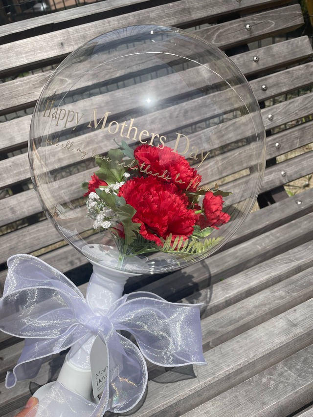 Mother's day gift bouquet M size RED (stand)