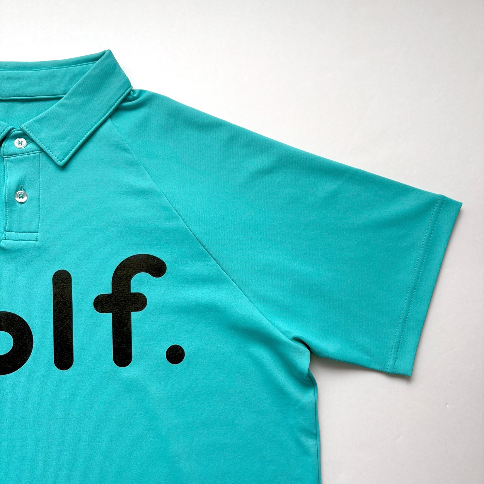 LOGO PRINT POLO SHIRT -TURQUOISE- | 8G SHOOT WEBSTORE
