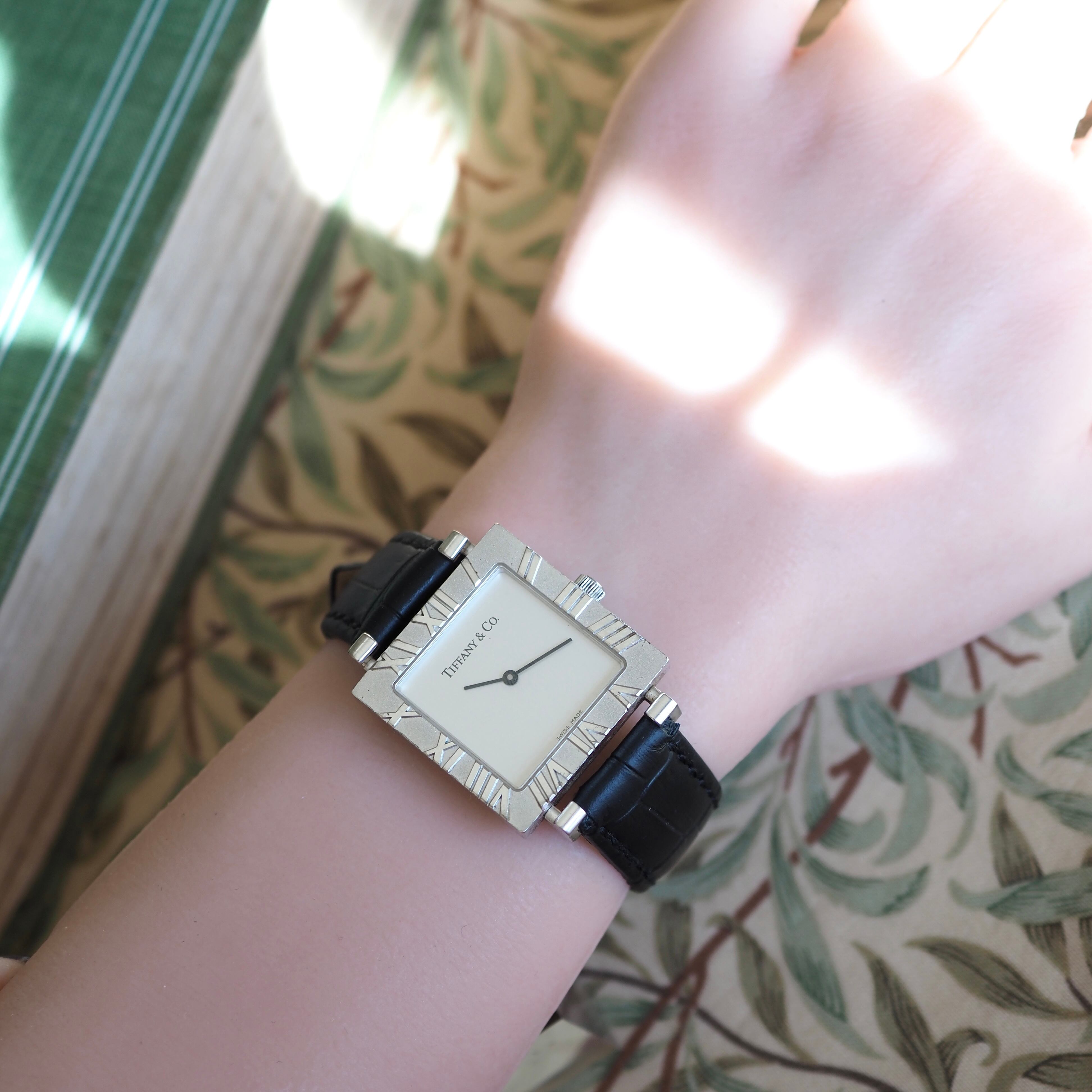 Tiffany&Co. ティファニー アトラススクエア 銀無垢 ユニセックス