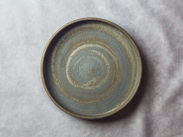 鉄錆 6寸ドラ鉢（切立皿・銅鑼鉢 ）／吉永哲子