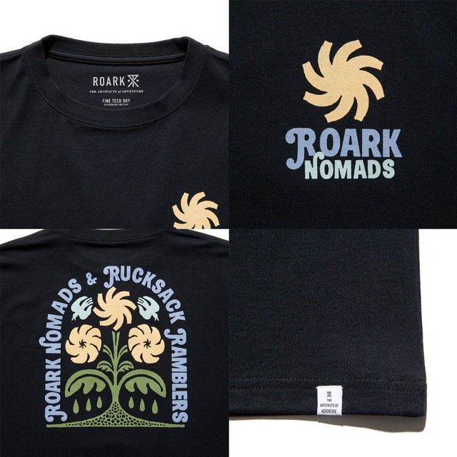 ロアークリバイバル ROARK REVIVAL Tシャツ RUCKSACK RAMBLERS RTJF1101