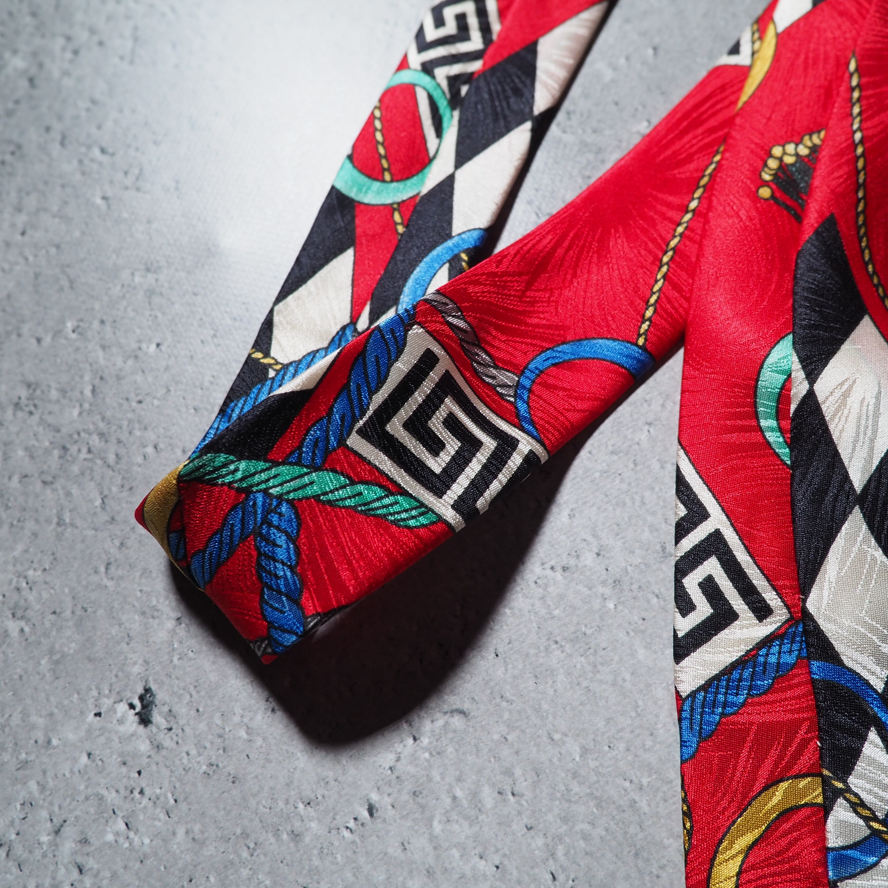 1990s Modern Euro Art vintage silk tie (made in Italy)