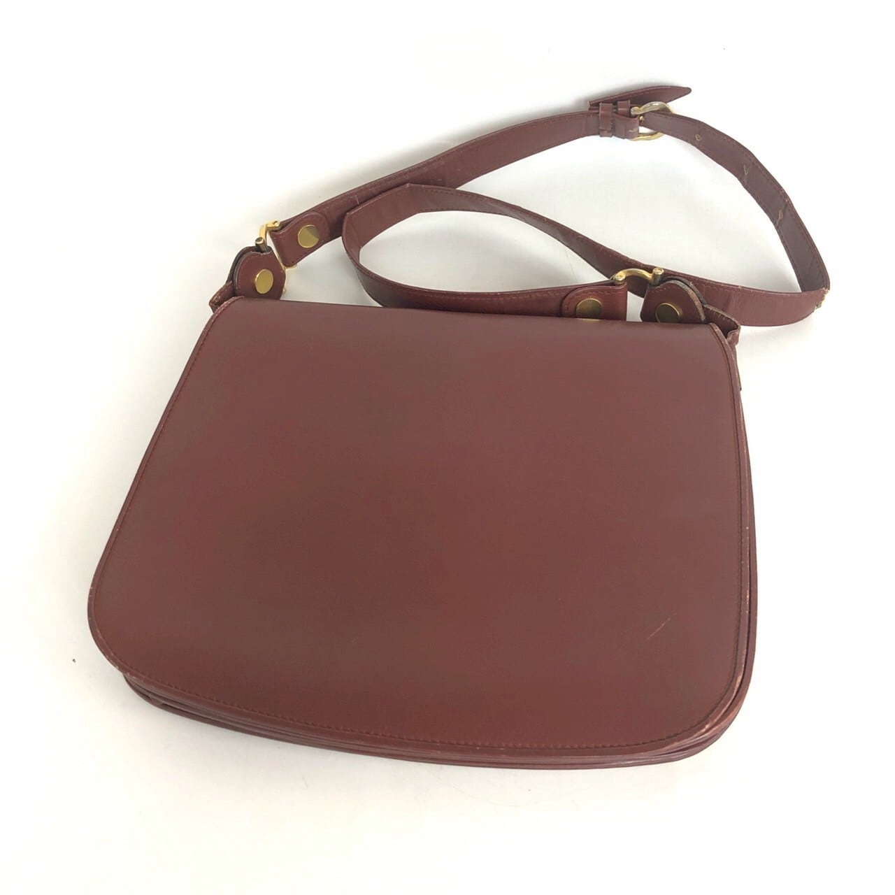 オールドコーチ ☆ USA製 レザー ショルダーバッグ ブラウン COACH