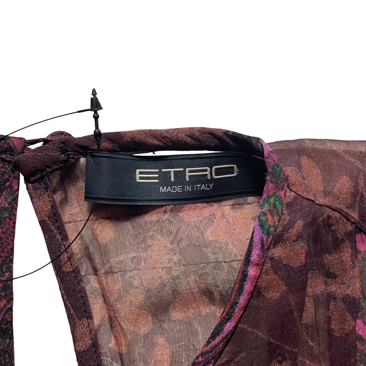 ETRO paisley pattern chiffon dress