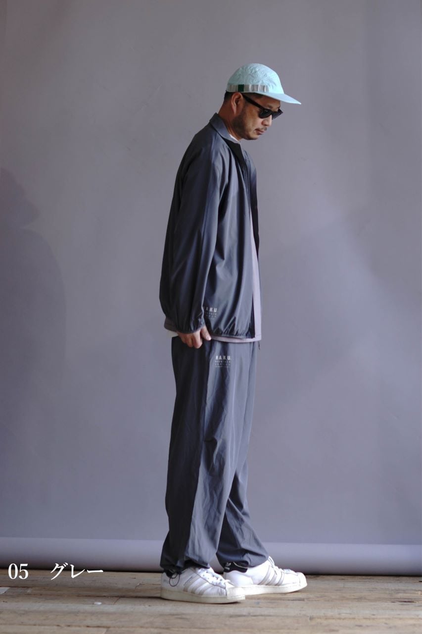 HKT301 SLEEP PAC TRACK SUIT ナイロンセットアップ HKT301 SLEEP PAC TRACK SUIT | H.A.K.U MOUNTAIN SUPPLY
