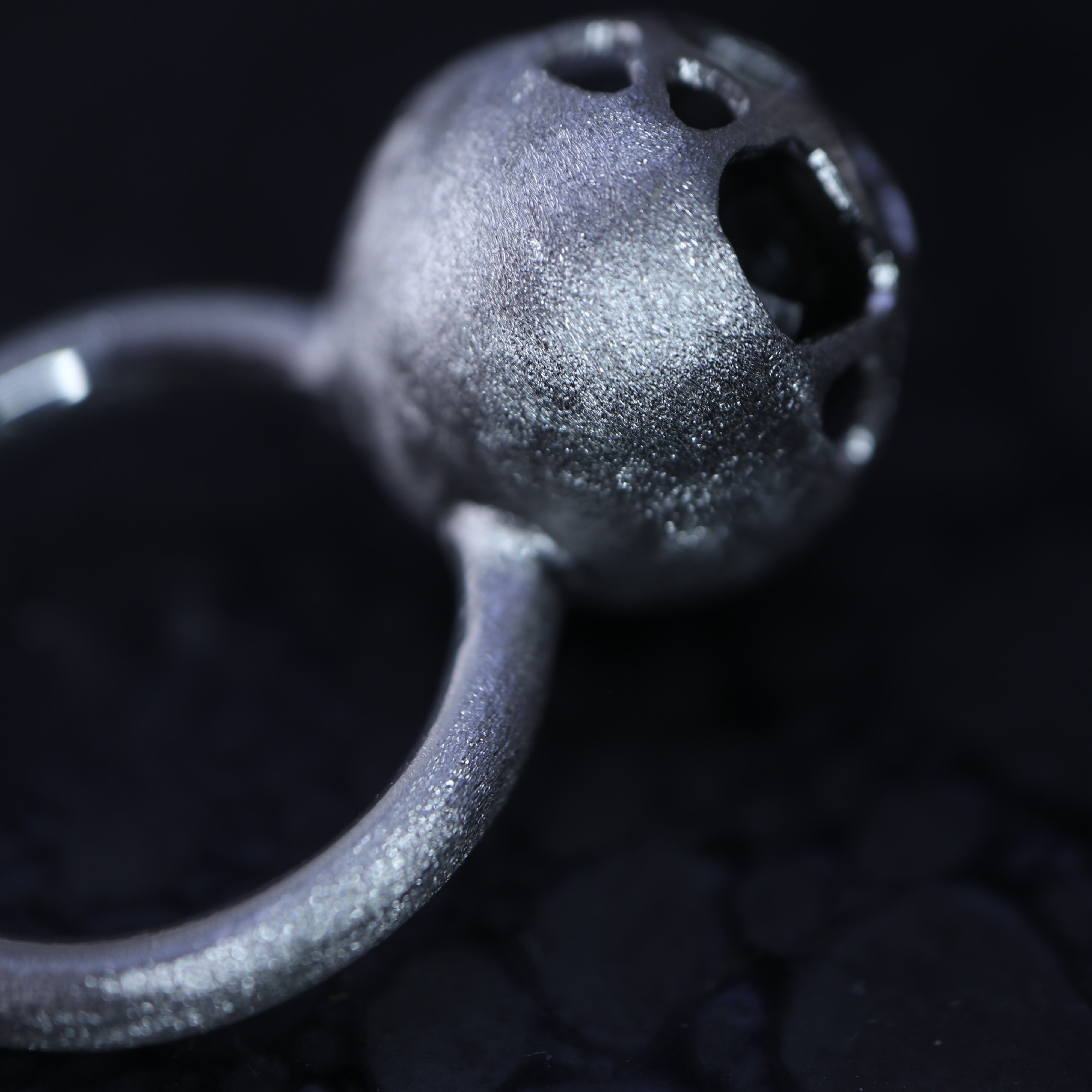 treasure under the sea- 海の下の宝物】リング SV925 ブルー