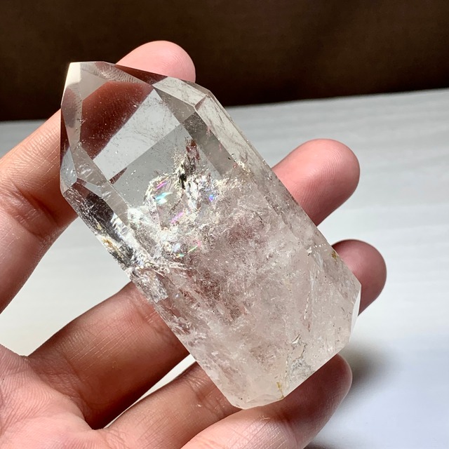 3.トカンティンス州産・アイリス水晶ポイント