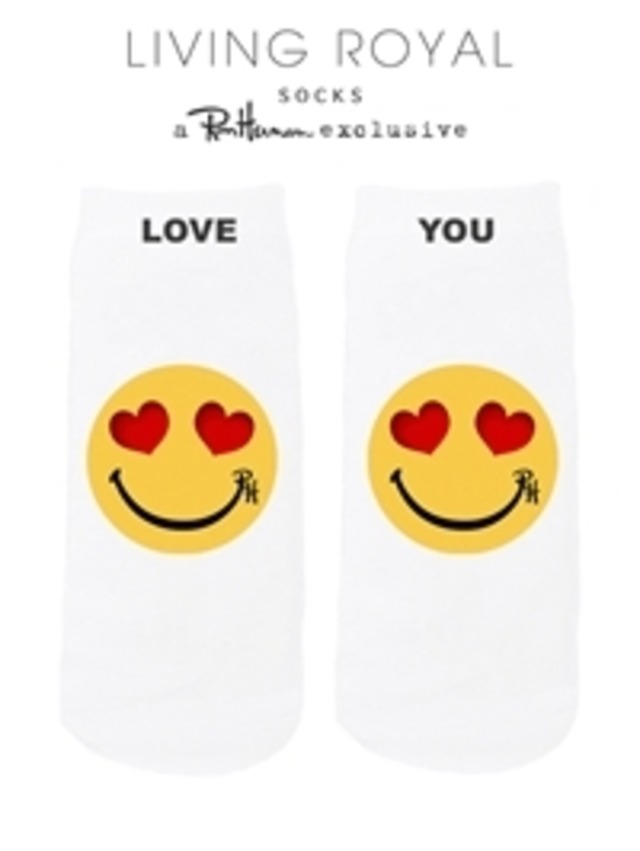Ron Herman ロンハーマン　Exclusive RH Love You Emoji Ankle Socks　ソックス