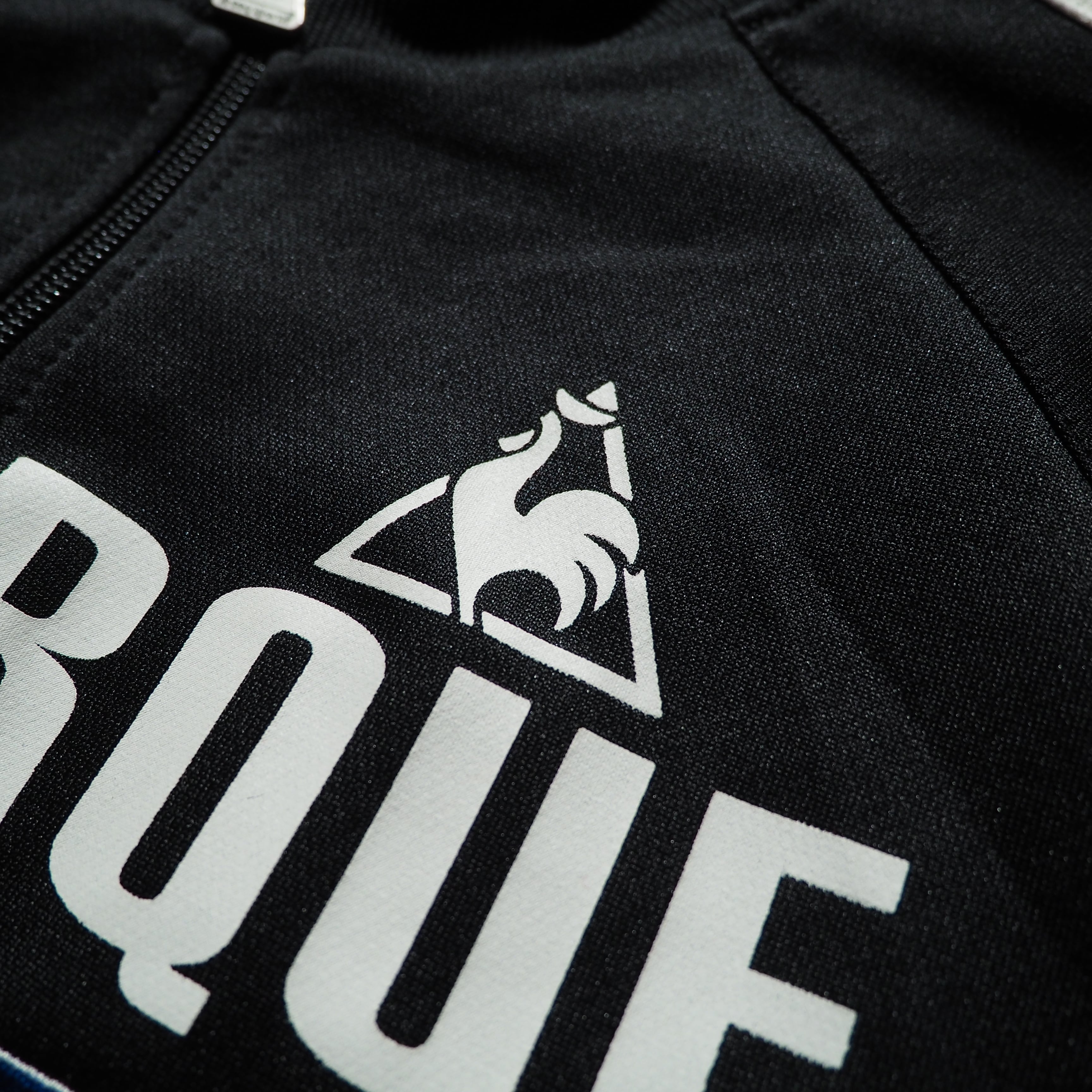 2000s " Le Coq Sportif " y2k taste Black track jacket