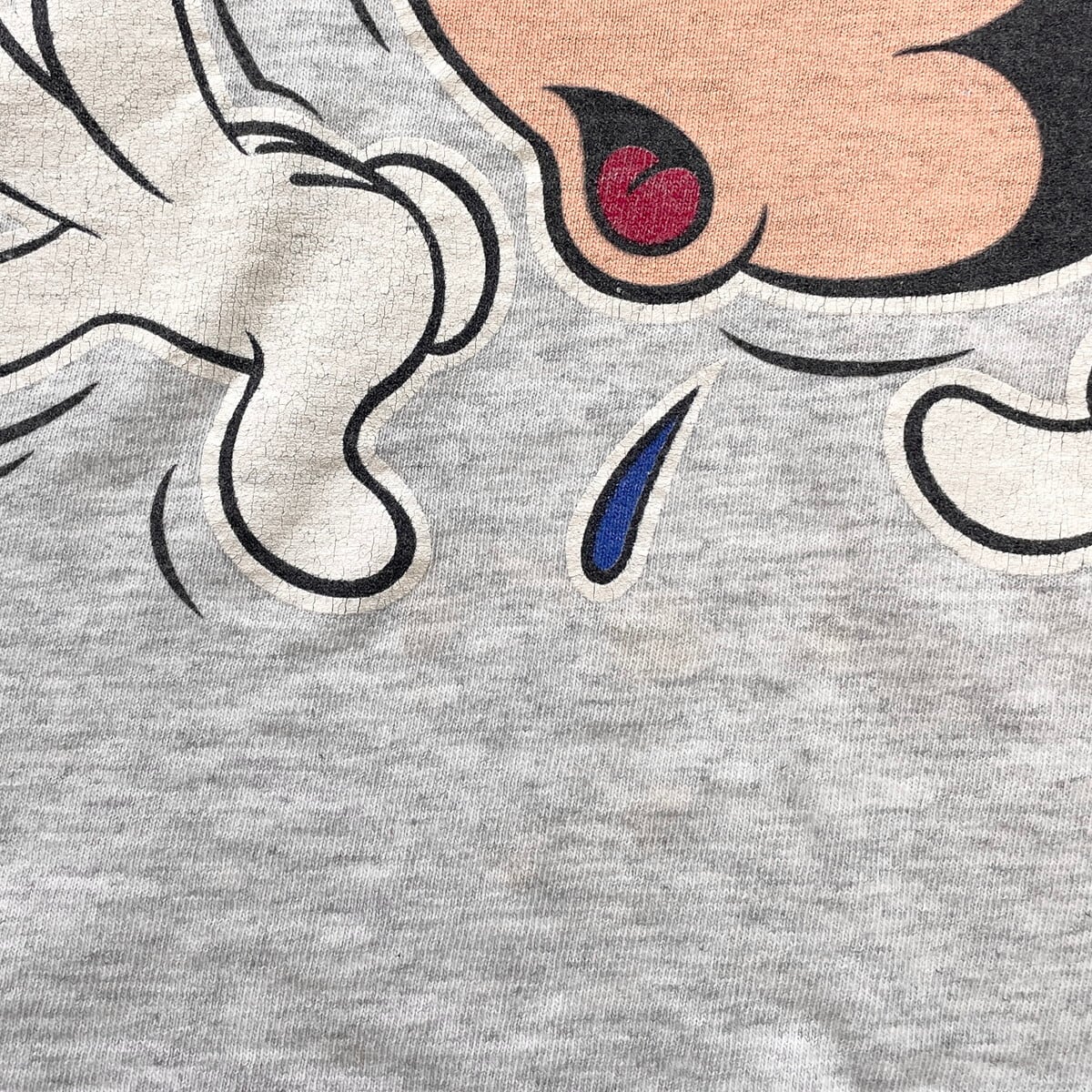 kids】90年代USA製 ディズニー ミッキーマウス 大判 プリント Tシャツ