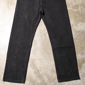 美品 34×30 Levi’s 505 USA 97年 サルファー ブラック デニム パンツ リーバイス