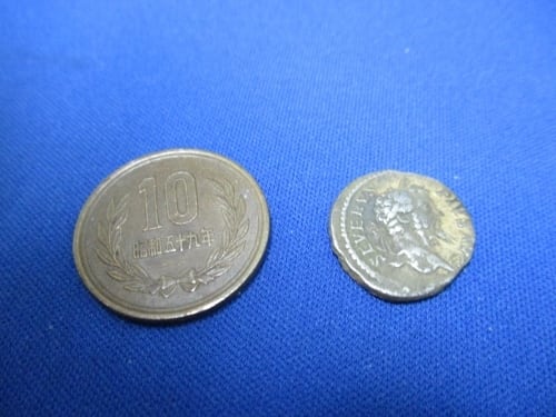 古代ローマ皇帝 セプティミウス・セウェルスのデナリウス銀貨