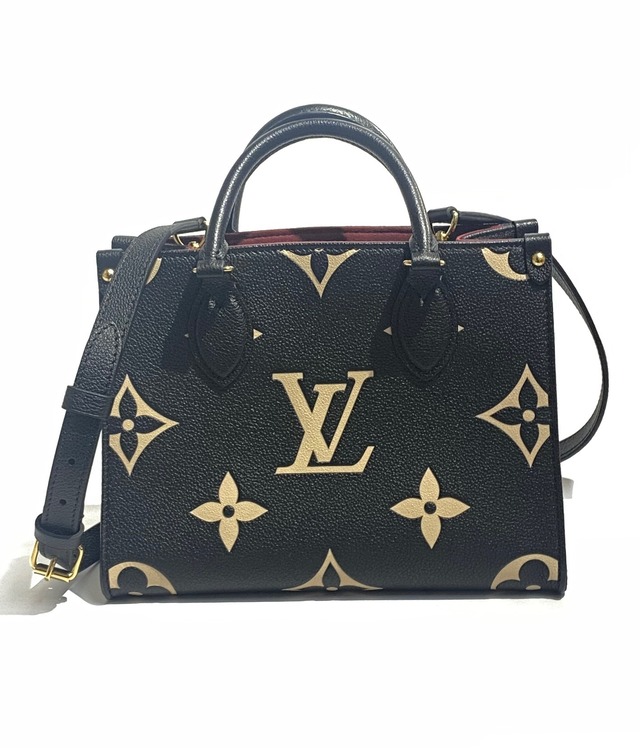 LOUIS VUITTON ルイヴィトン バック M45659 オンザゴー PM ブラックベージュ