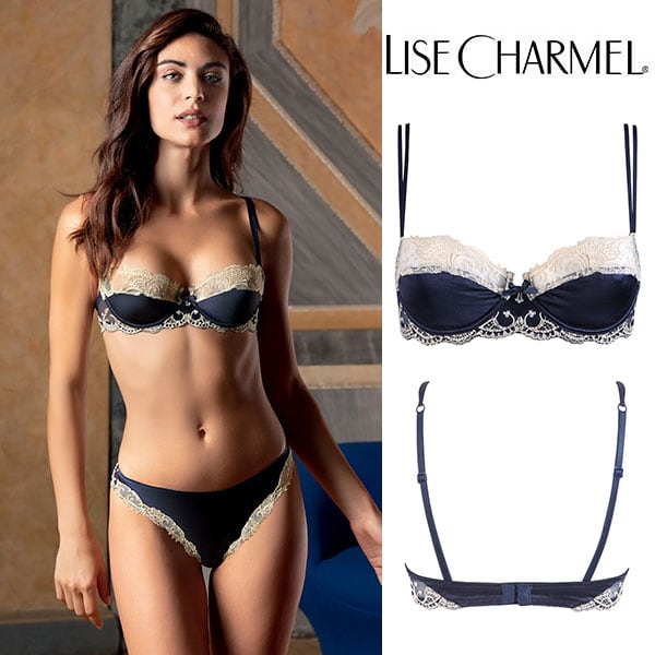 LISE CHARMEL 3/4パットなしブラ パッドなし3/4ブラ(Bカップ,Cカップ) | LISE CHARMEL JAPAN