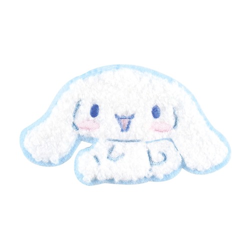 サンリオモコモコししゅうステッカーちょこんとお座り/シナモ(5257549)